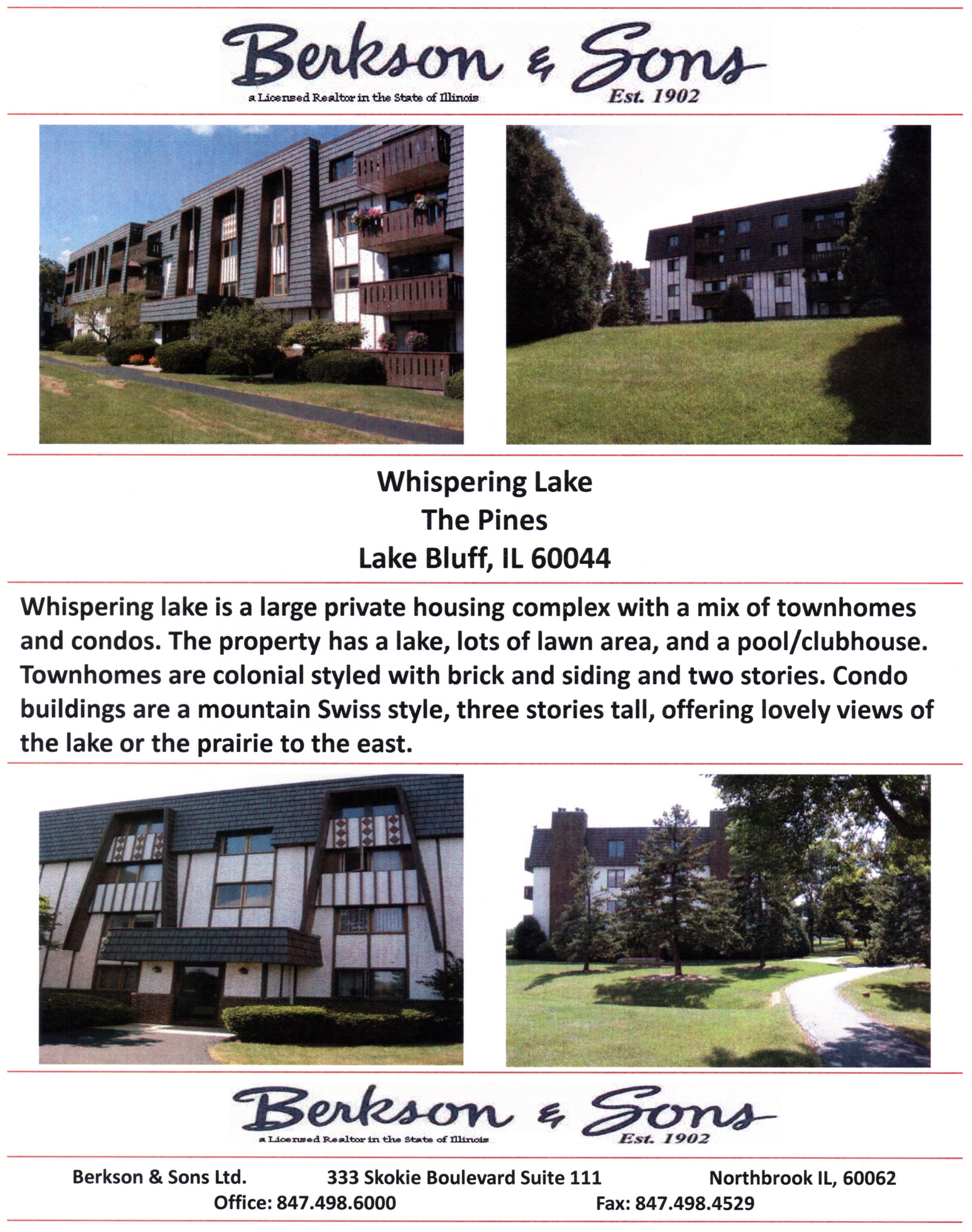 Berkson & Sons - Wispering Lakes